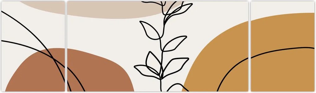 Obraz - Kształty Boho (170x50 cm)