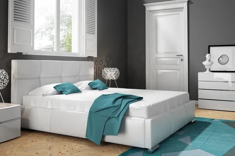 Łóżko tapicerowane Blanke 140x200 - 44 kolory