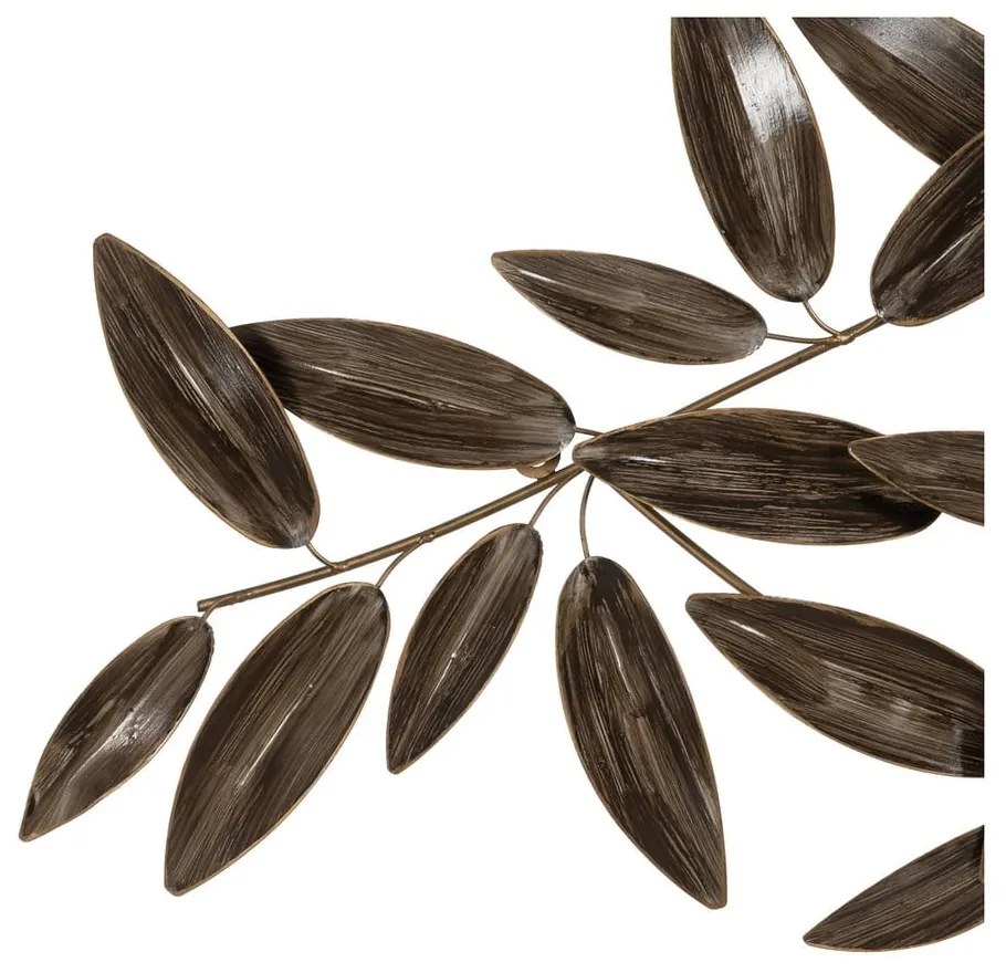 Metalowa dekoracja ścienna 121x52 cm Leaves – Ixia