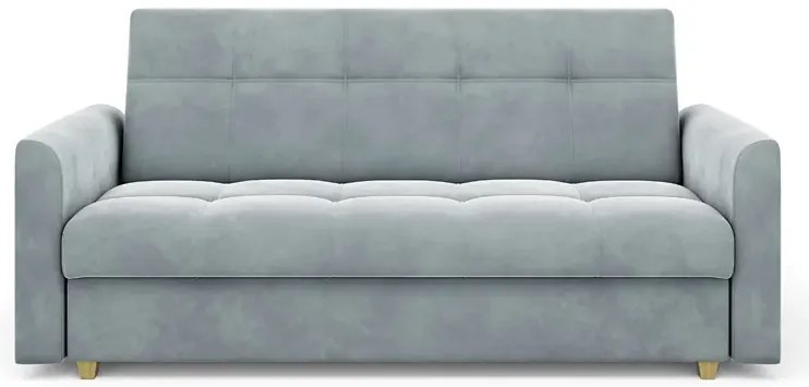 Popielata wersalka rozkładana B5-G58