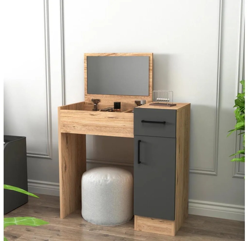 Toaletka INCI 108,8x77 cm sosna atlantic/antracyt