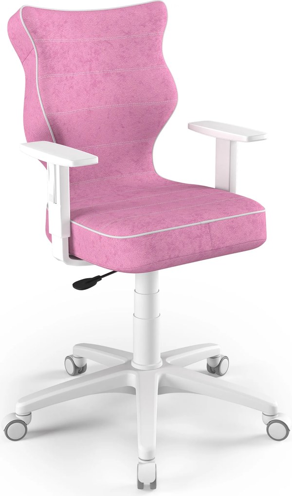 Obrotowe krzesło młodzieżowe Duo biały Visto 08 rozmiar 5 (146-176,5 cm)