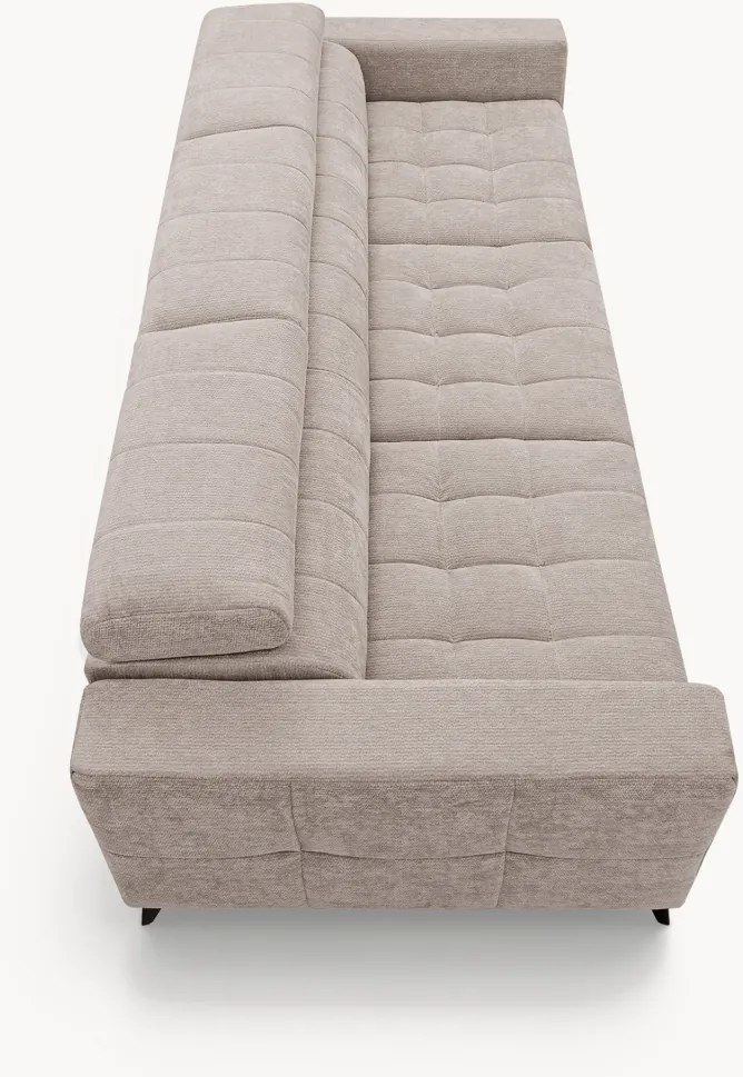 Sofa Nardo z funkcją spania - beżowy szenil Vibe 08
