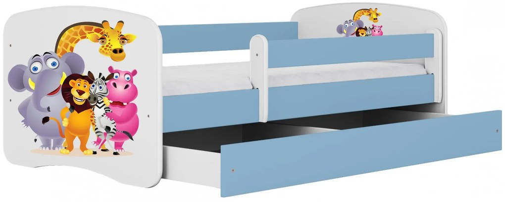 Łóżko dla chłopca z barierką mix 80x160 Z2-L39