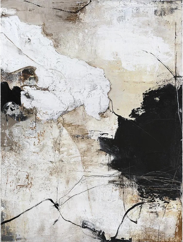 Obraz drukowany z ręcznie malowanymi elementami na płótnie 90x118 cm Reform 1 – Malerifabrikken