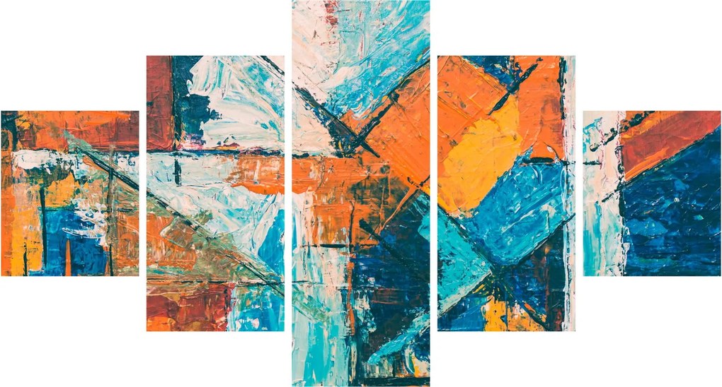 Obraz - Abstrakcja (125x70 cm)