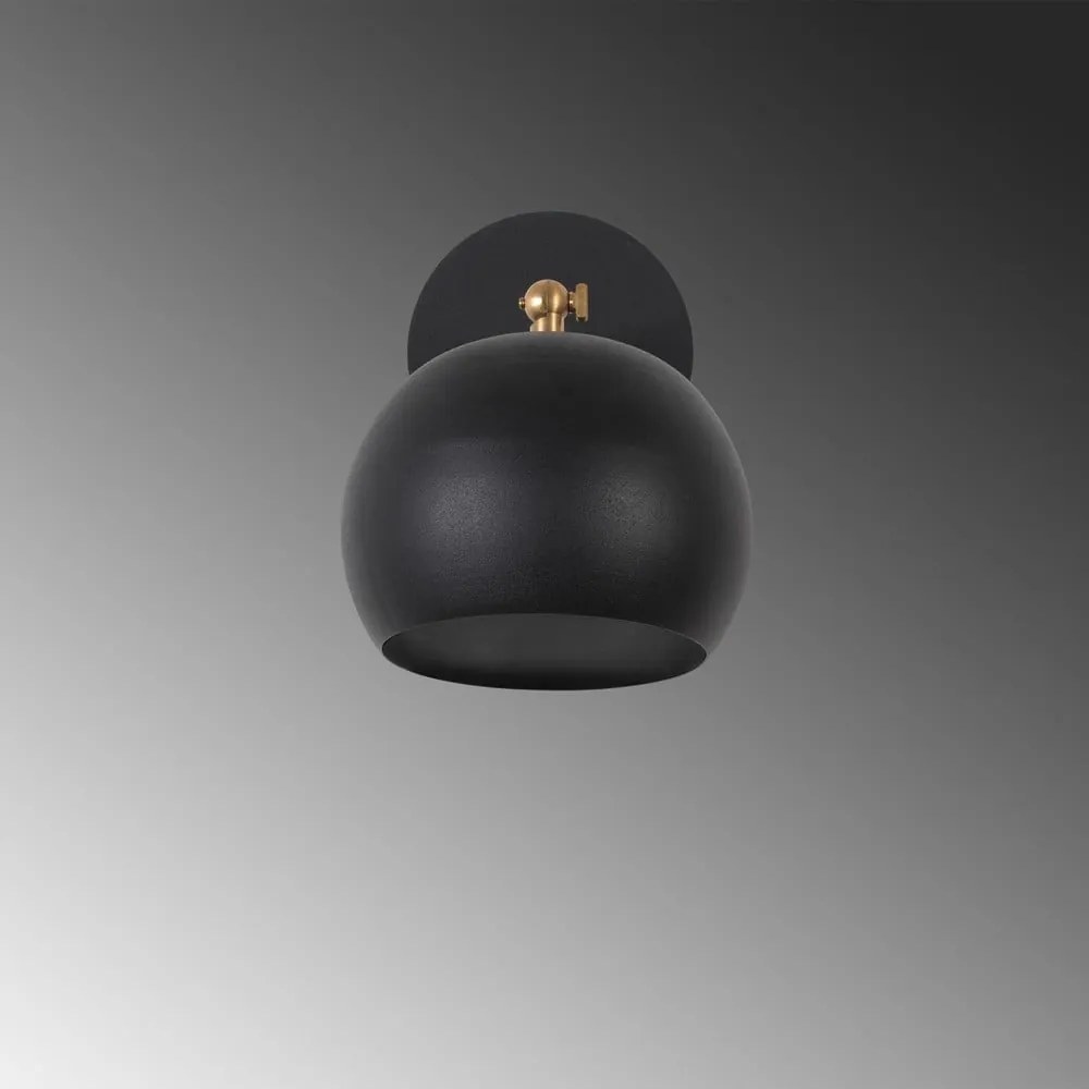 Czarny kinkiet ø 15 cm Stiva – Opviq lights