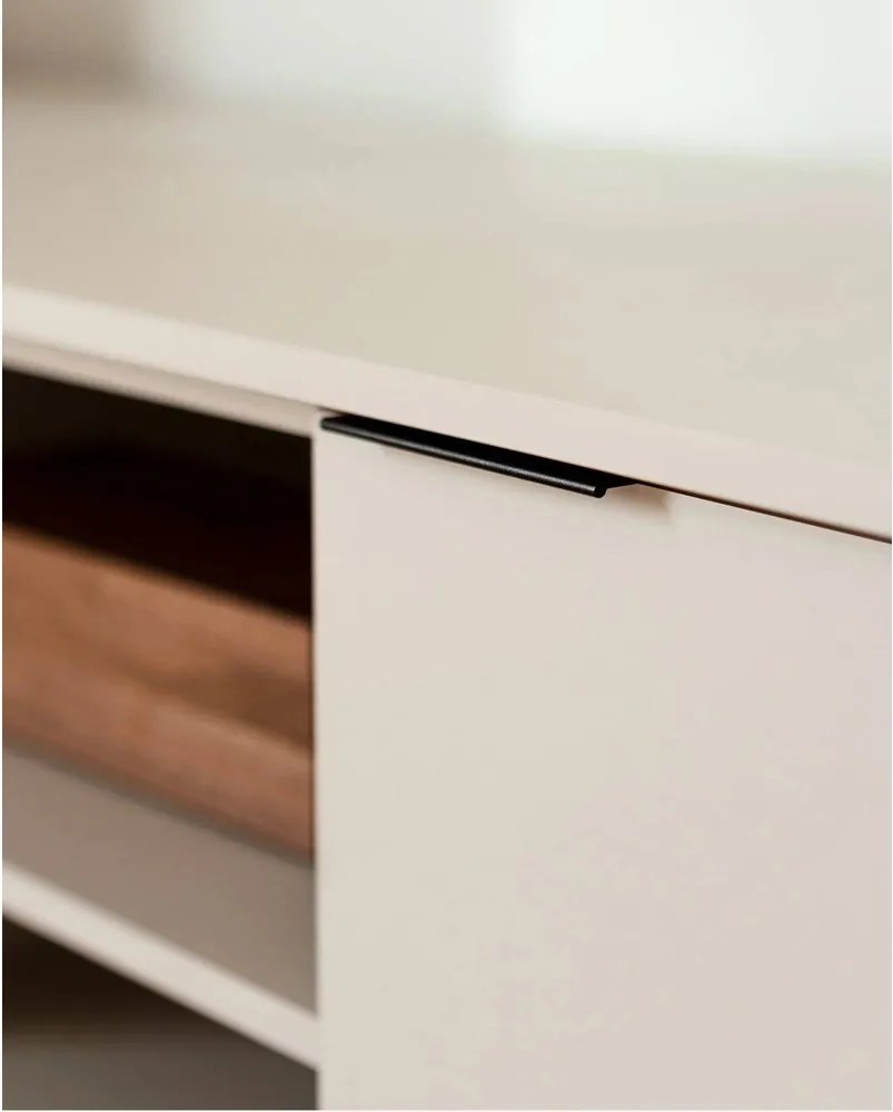 Szarobeżowa szafka pod TV 189x61x42 cm Mod – noo.ma