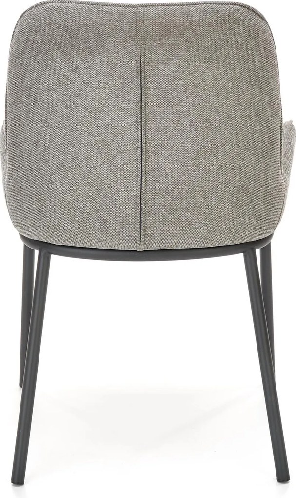 Krzesło do jadalni z niskimi podłokietnikami K481