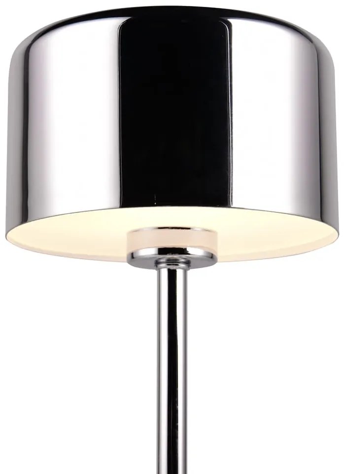 Lampa stołowa LED w kolorze srebra z połyskiem ze ściemniaczem (wys. 30 cm) Jeff – Reality