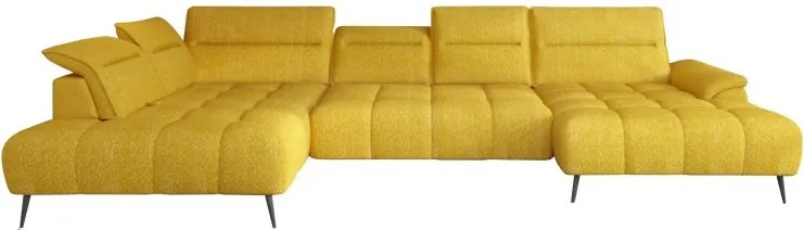 Narożnik MONTANA XL układ U Lewostronny z elektryczną regulacją siedziska WERSAL