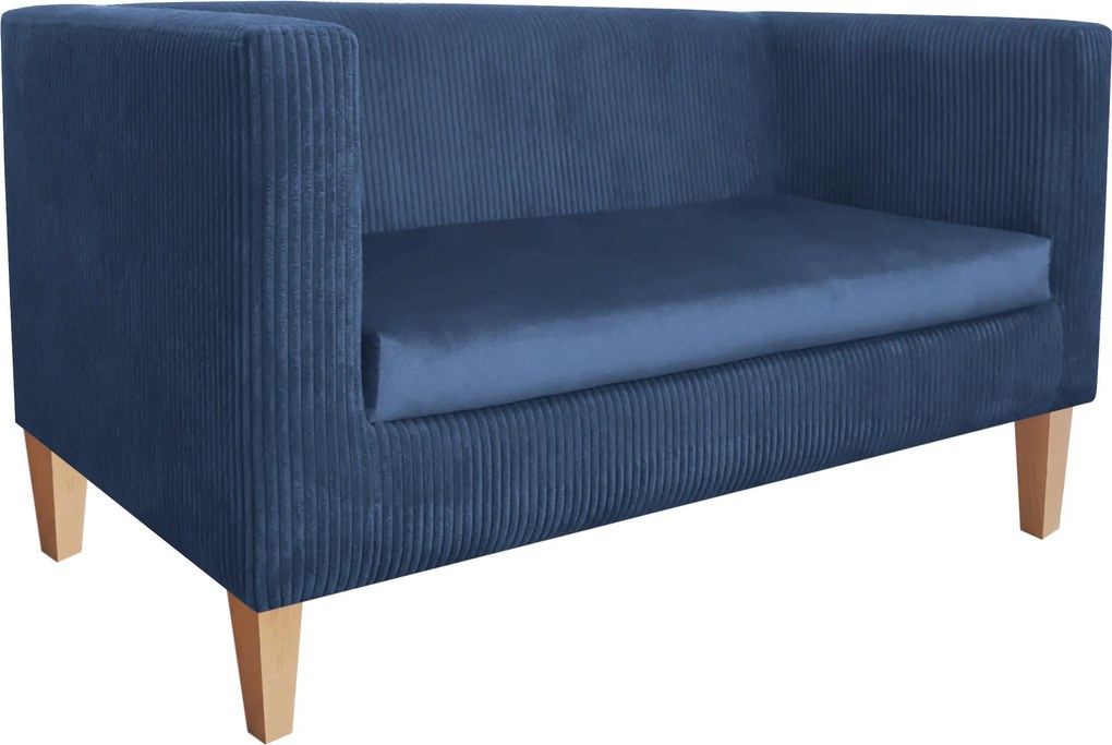 Sofa Monaco : Kolor nogi - Drewno, Kolor tkaniny - Kronos5/Poso5, Typ tkaniny - Kronos/Poso, Wysokość nogi - 15 cm