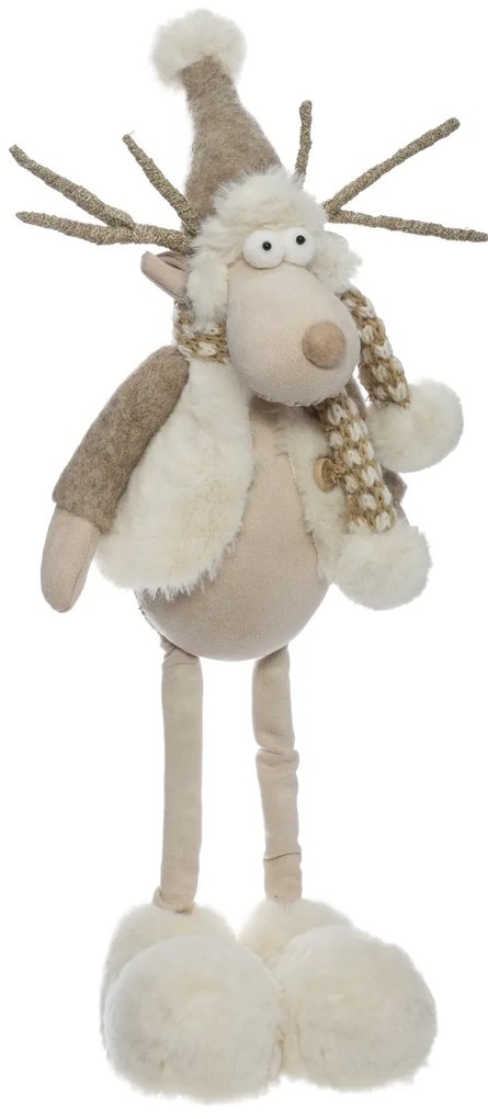 Figurka renifer, tworzywo sztuczne, 52 cm