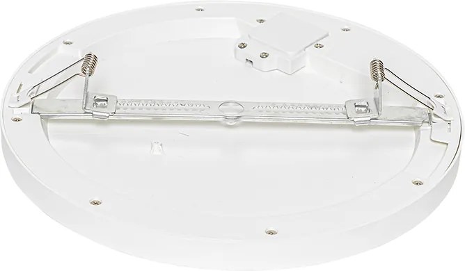 Zestaw 6 reflektorów wpuszczanych lub natynkowych biały 30 cm z LED z 3-stopniową regulacją barwy światła - Trans