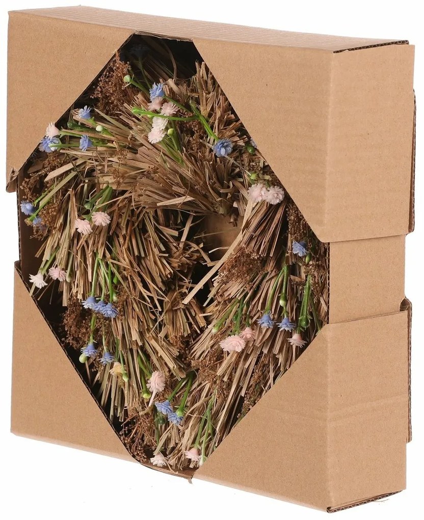 Zawieszka dekoracyjna Serce z suszonej lawendy, 24x 24 x 6 cm