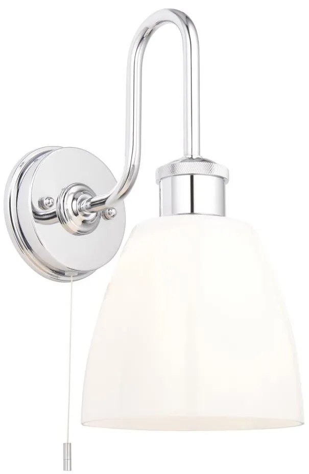 Endon 95506 -Kinkiet łazienkowy PIPER 1xE27/10W/230V IP44 chrom błyszczący