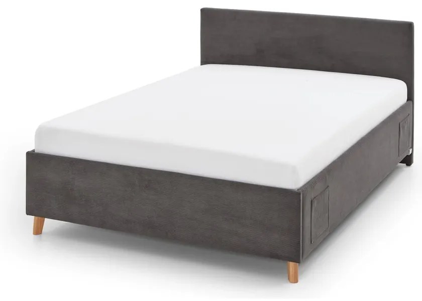 Antracytowe łóżko dziecięce 120x200 cm Cool – Meise Möbel