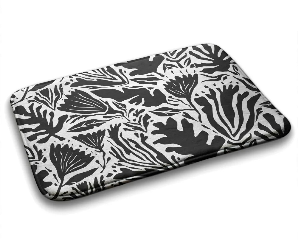 Dywanik do łazienki Dywanik do łazienki Rośliny Abstrakcja