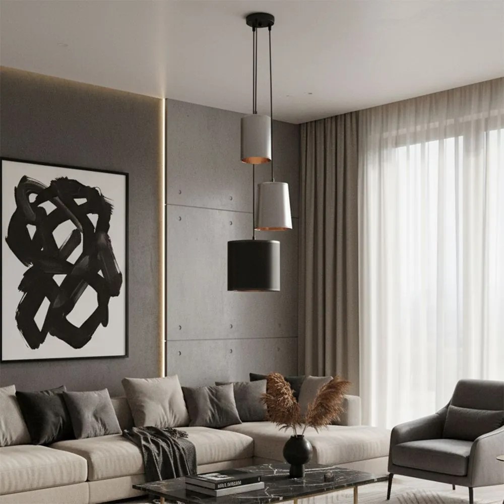 Lampa sufitowa nowoczesna APP971-3cp Mix kolorów