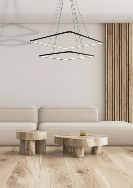 Czarna lampa wisząca led - 4X K430 L9-F25