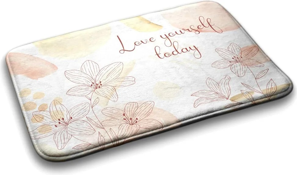 Dywanik do łazienki Dywanik do łazienki Kwiaty Kwiatowy