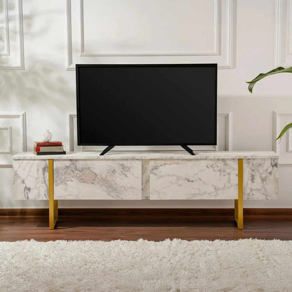 Stolik TV Serenity Gold