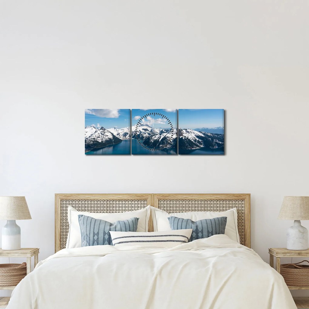 Obraz - Garibaldi Park (z zegarem) (90x30 cm)