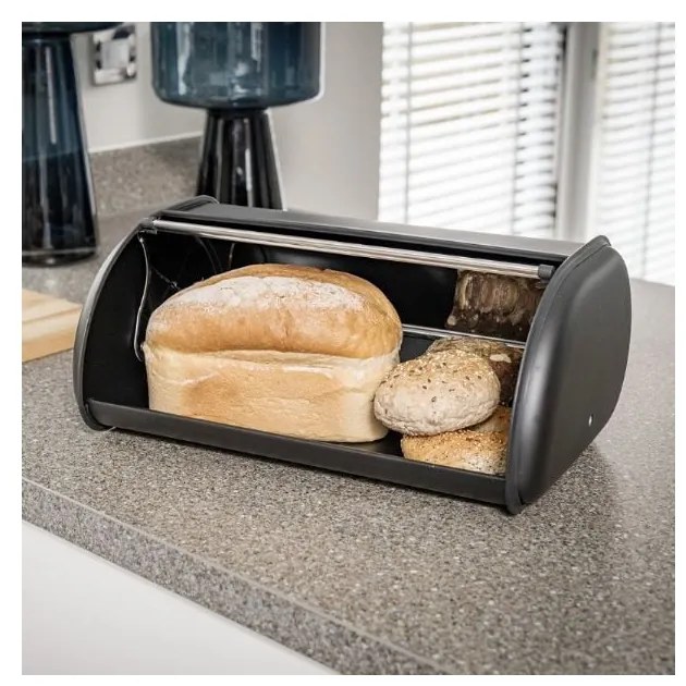 Czarny chlebak Addis Bread Bin