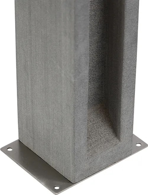 Nowoczesna lampa podłogowa zewnętrzna Basalt 70 cm - Sneezy