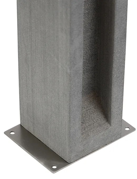 Zewnetrzna Nowoczesna lampa podłogowa zewnętrzna Basalt 70 cm - Sneezy Nowoczesny Oswietlenie zewnetrzne