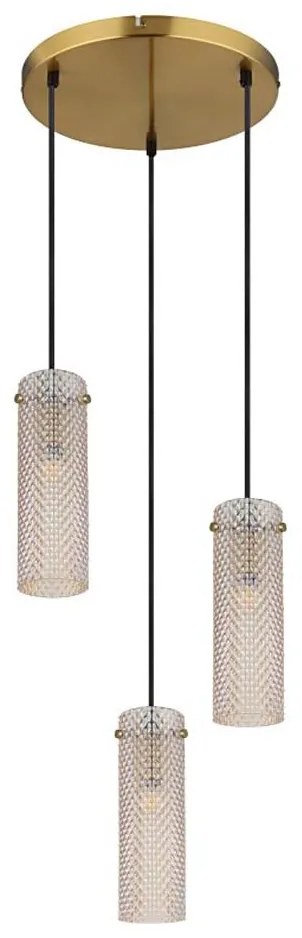 Globo 15775-3HR - Żyrandol na lince KAROLO 3xE14/40W/230V
