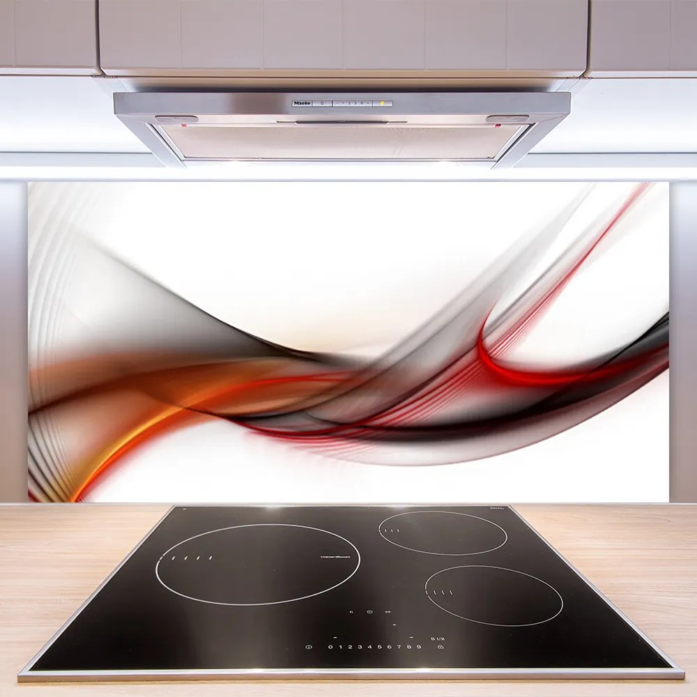 Szkło do Kuchni na Ścianę Futurystyczny Porządek Form