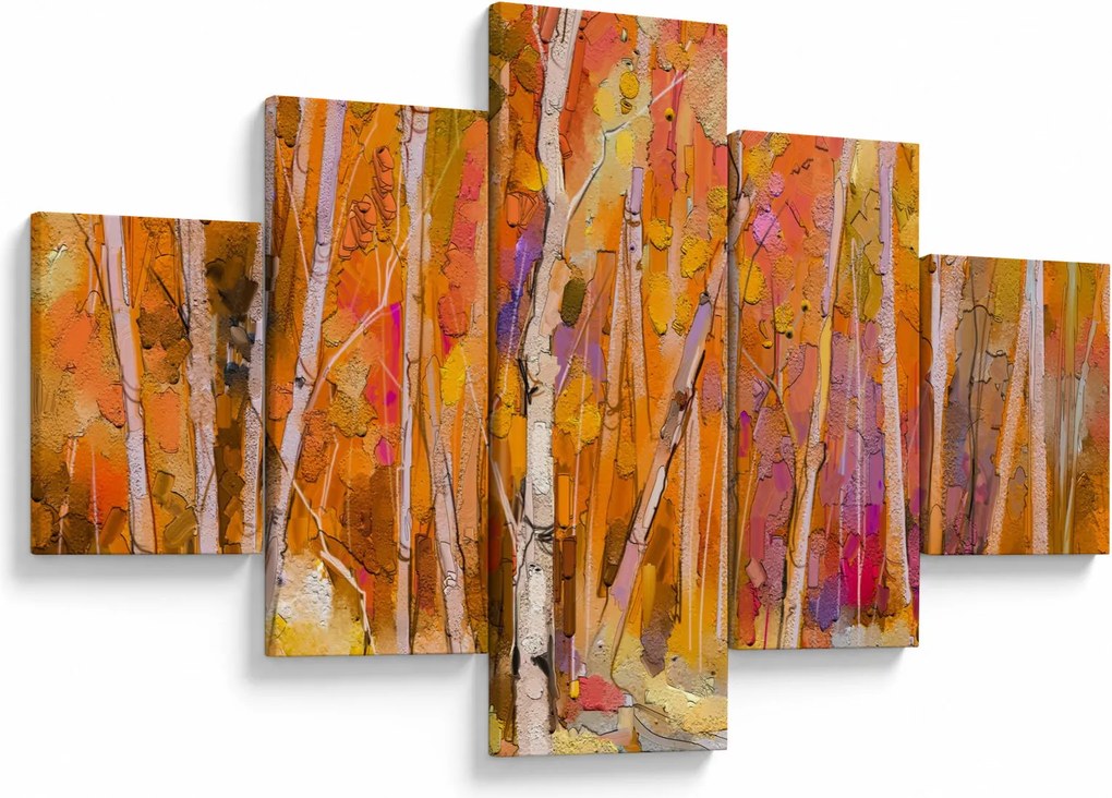 Obraz - Jesienny las (125x70 cm)