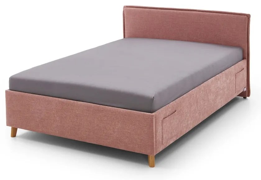 Różowe łóżko dziecięce 90x200 cm Fun – Meise Möbel