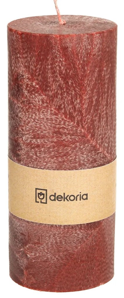 Świeca zapachowa palmowa walec Burgundy