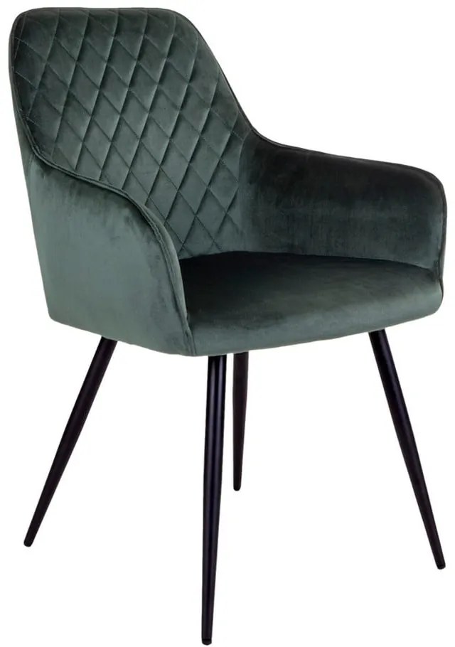 Komplet 2 ciemnozielonych krzeseł House Nordic Harbo