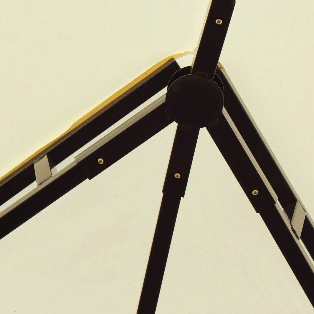 Pawilon Ogrodowy 3x4m Kremowy z Podwójnym Daszkiem Namiot Imprezowy Festyn Stylowa Pagoda | Aosom PL