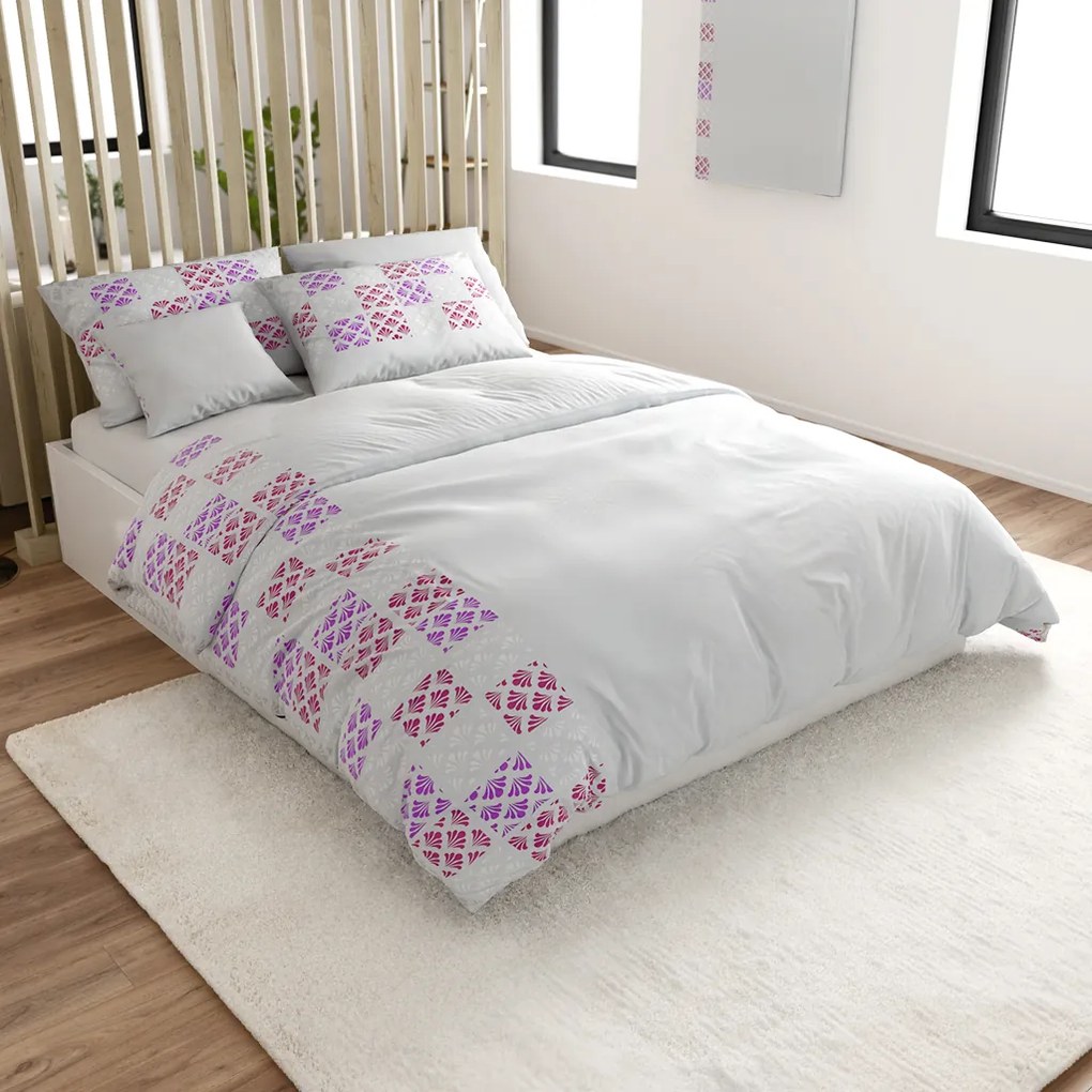 PrzytulneMieszkanie.pl PrzytulneMieszkanie.pl Pościel z mikrosatyny VELLARI, jasnoszara Rozmiar pościeli: 70 x 90 cm | 140 x 200 cm