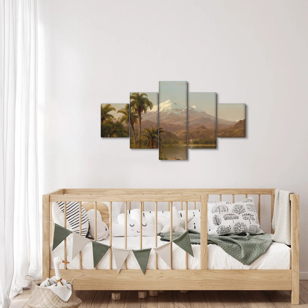Obraz - Frederic Edwin Church, Tamaca Palms, reprodukcje (125x70 cm)