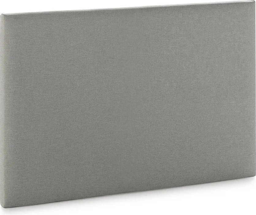 Kolumna Głowica łóżka Aura pokryta tkaniną Szary Jasny 90x60 cm