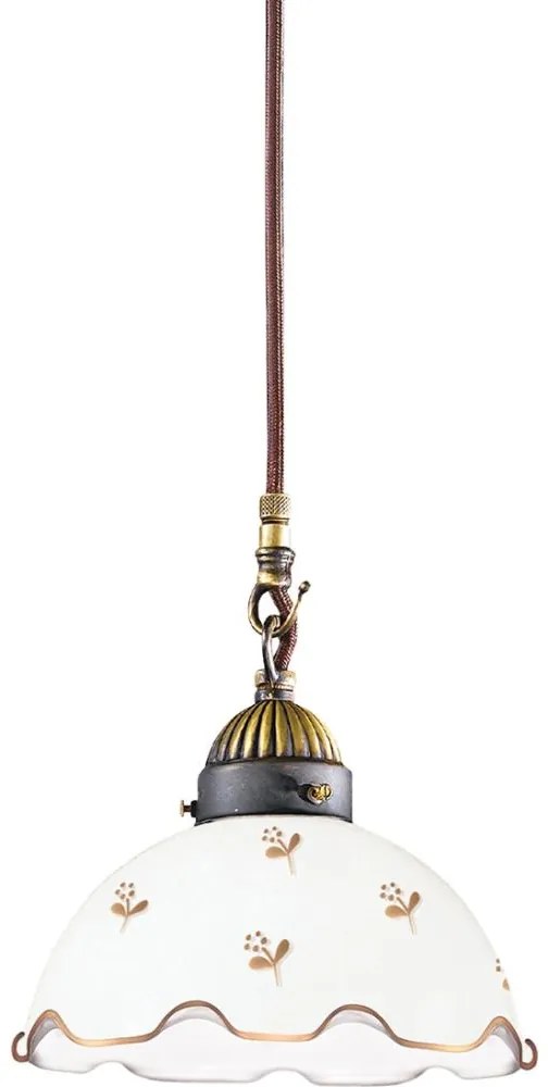 Kolarz 731.30.160 - Lampa wisząca na lince NONNA 1xE27/75W/230V Ø 20 cm kwiat, różowe złoto