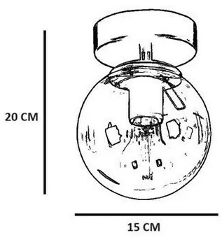 Lampa sufitowa Yeni Can Tekli Mat Krom Beyaz Camli Avize, biały