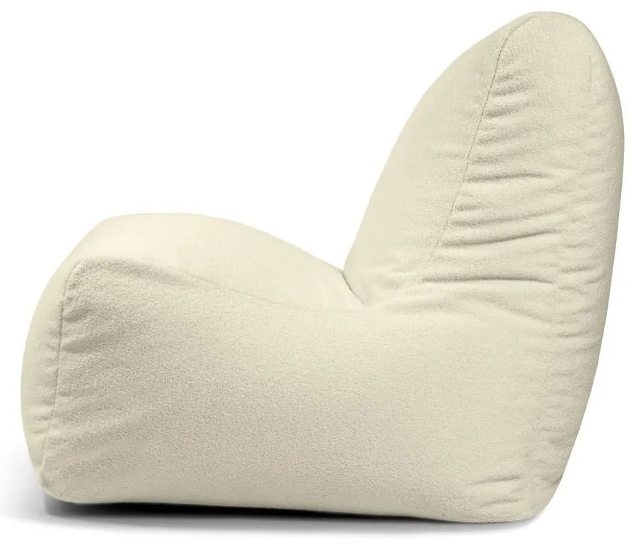 Kremowy worek do siedzenia z materiału bouclé Seat Lounge – SLOWDOWN