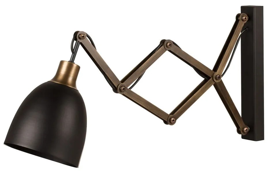Kinkiet w czarno-brązowym kolorze ø 16 cm Sivani – Opviq lights