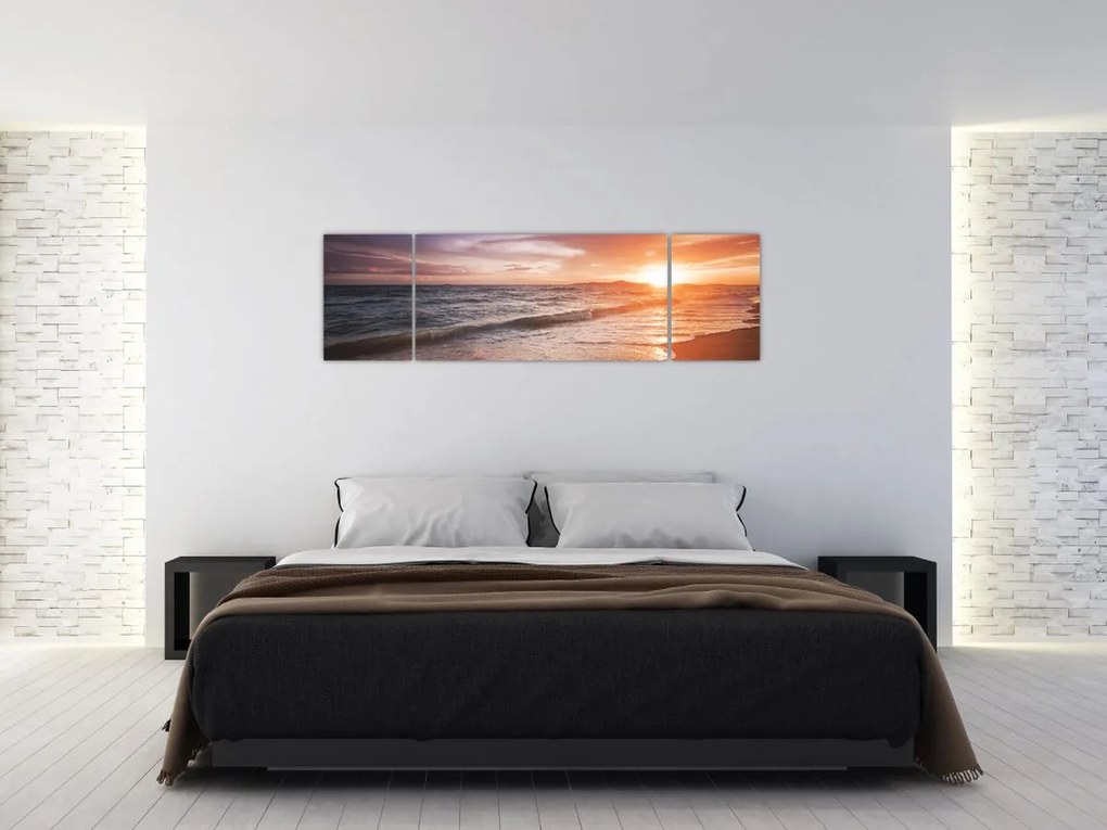 Obraz - Zachód słońca w Tajlandii (170x50 cm)