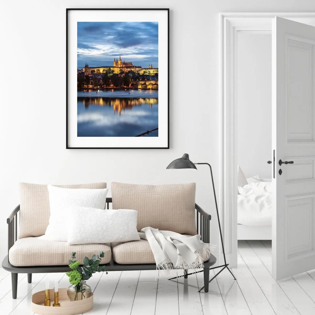 Plakat - Wieczorna Praga (A4)