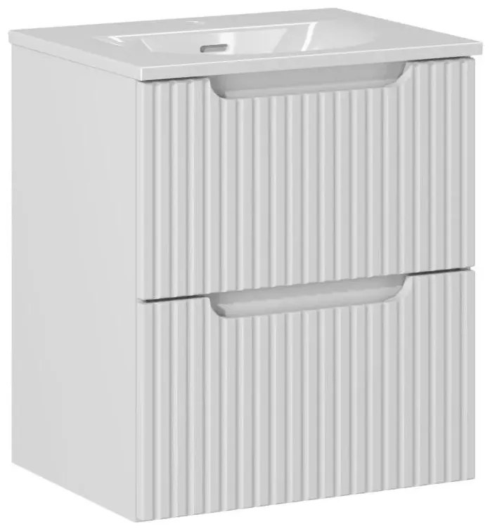 Szafka pod umywalkę NOVA WHITE 82-50-2S 50cm biała COMAD