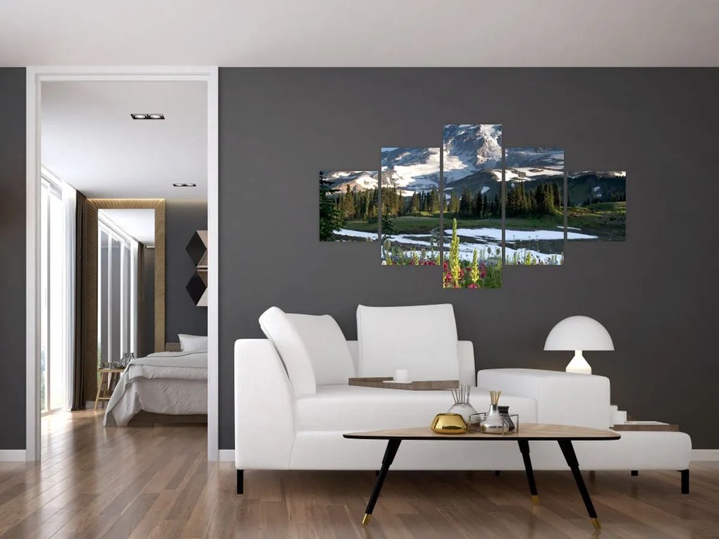 Obraz - Mount Rainier (125x70 cm)