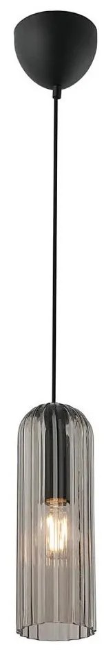 Nordlux - Lampa wisząca na lince MIELLA 1xE27/25W/230V przydymiona