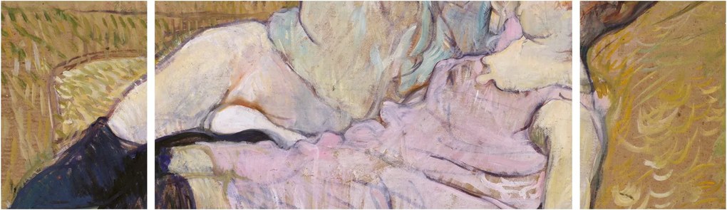 Obraz - Henri de Toulouse-Lautrec, The Sofa, reprodukcje (170x50 cm)